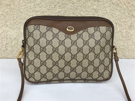 gucci crossbody used|authentic vintage gucci crossbody bag.